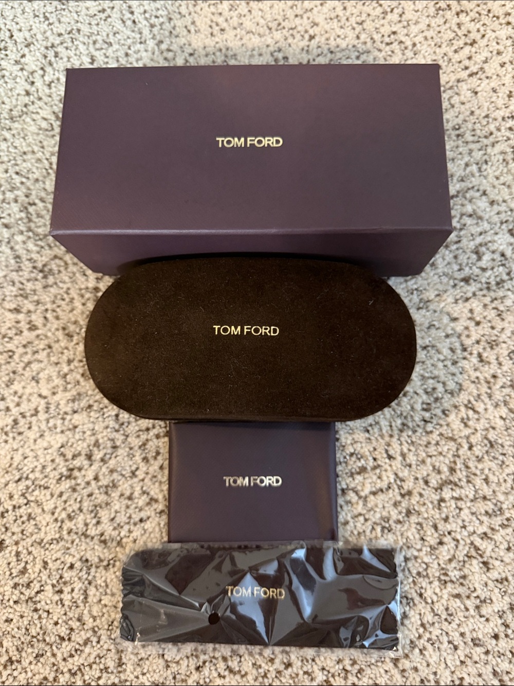 NEW Tom Ford Sunglasses Case and Box